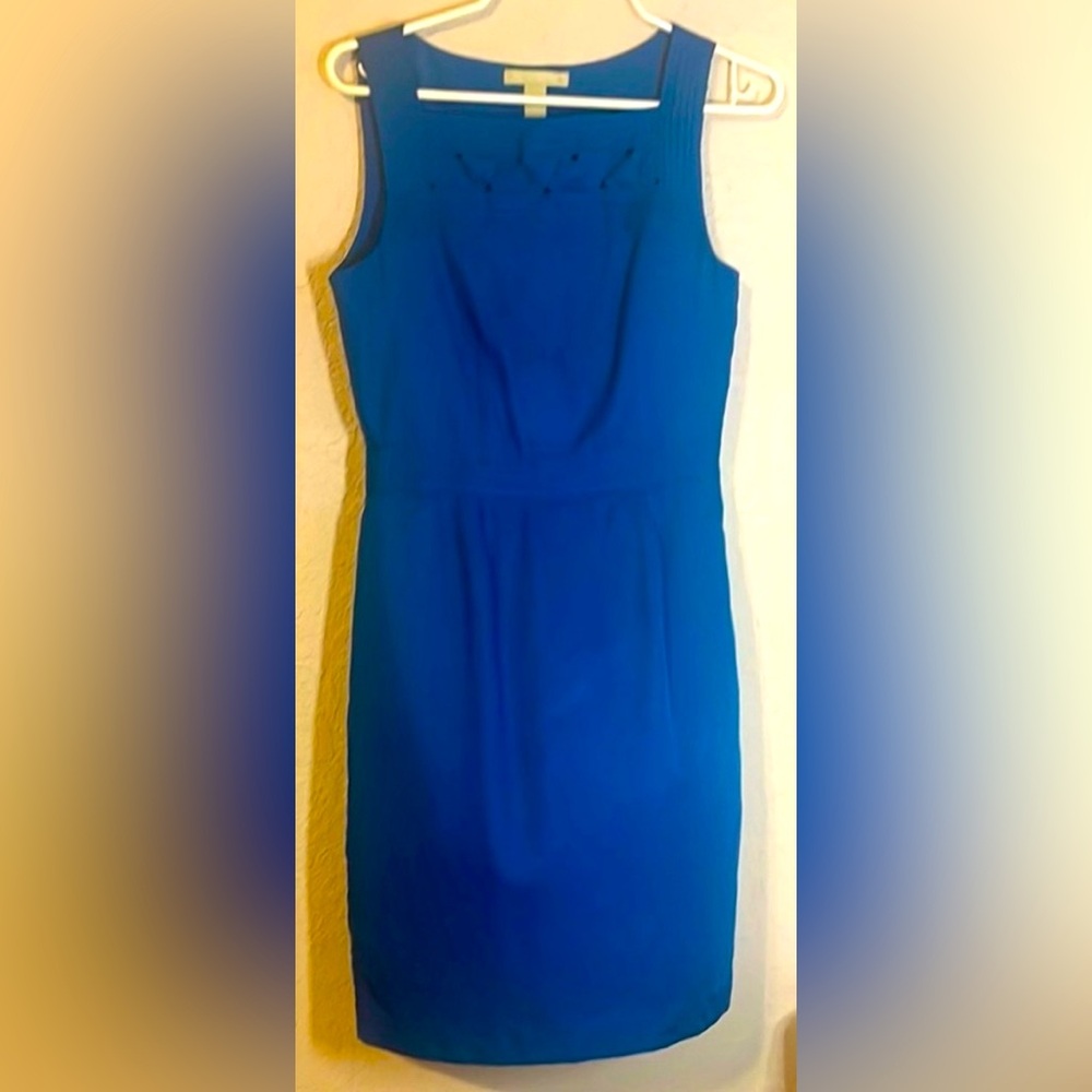 Elegant BANANA REPUBLIC Blue Sleeveless Dress